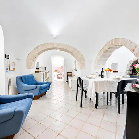 펜션 La Casa Sulla Roccia Trulli Pool - Happy 모노폴리